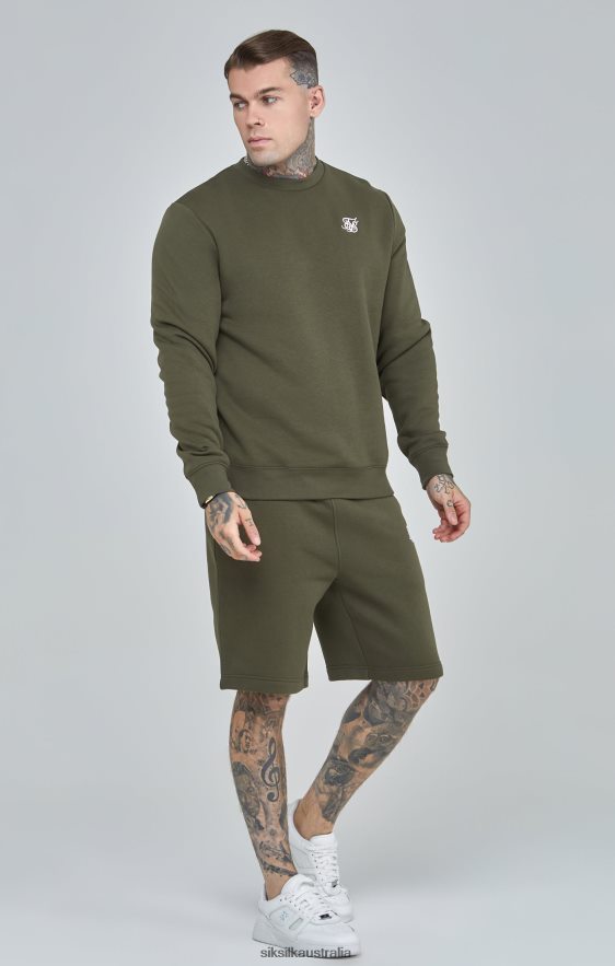 Men Apparel TB82N441 SikSilk Khaki Essential Sweatshirt