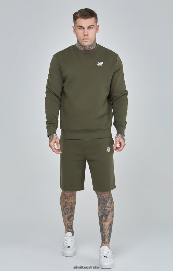Men Apparel TB82N441 SikSilk Khaki Essential Sweatshirt