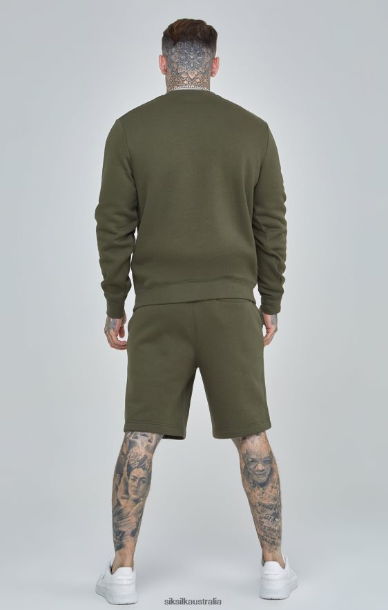 Men Apparel TB82N441 SikSilk Khaki Essential Sweatshirt