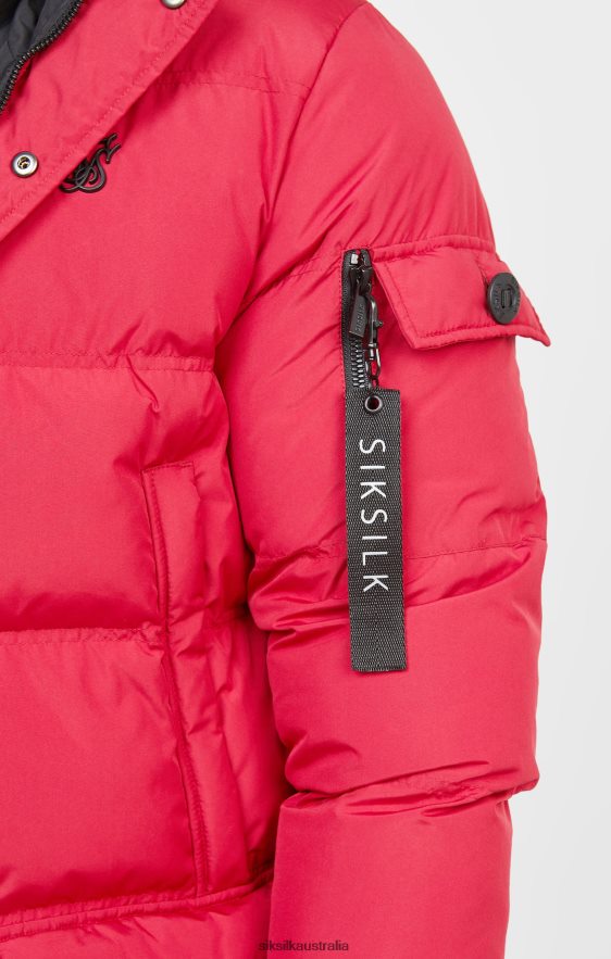 Men Apparel TB82N470 SikSilk Red Arctic Parka