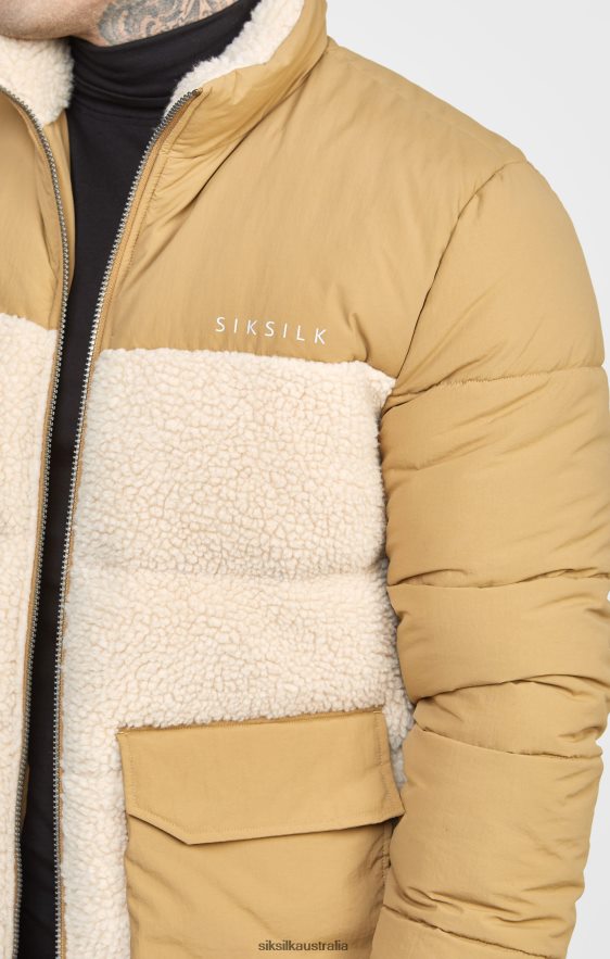Men Apparel TB82N474 SikSilk Stone Bubble Jacket