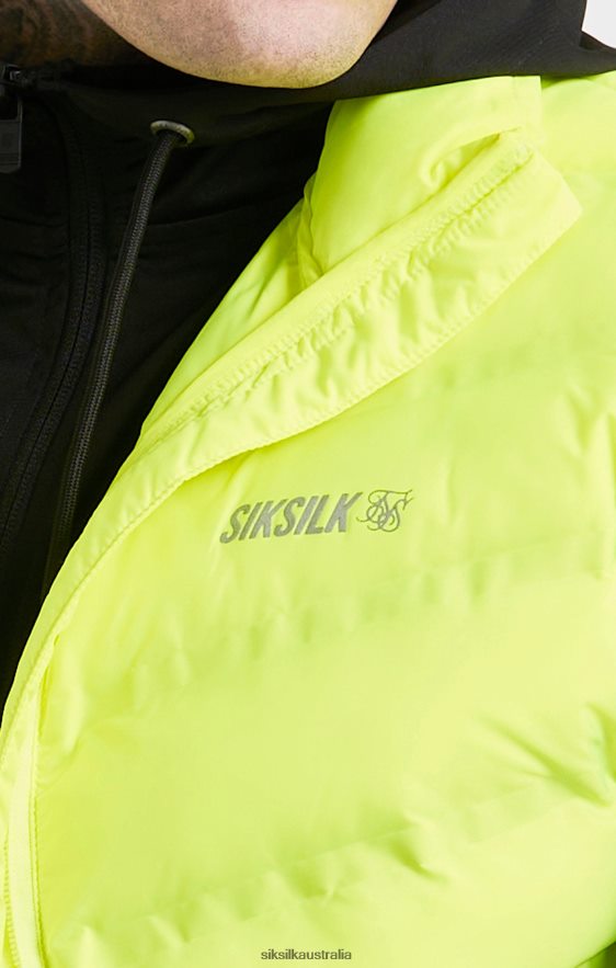 Men Apparel TB82N492 SikSilk Yellow Sports Gilet