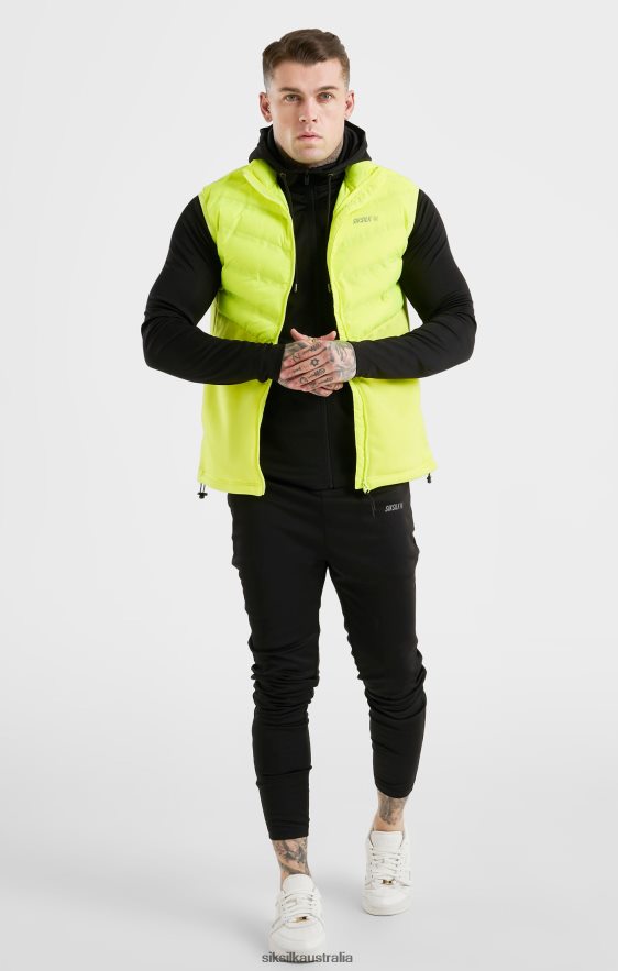 Men Apparel TB82N492 SikSilk Yellow Sports Gilet