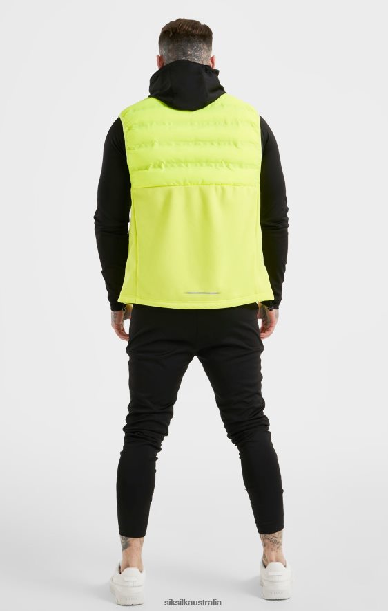 Men Apparel TB82N492 SikSilk Yellow Sports Gilet