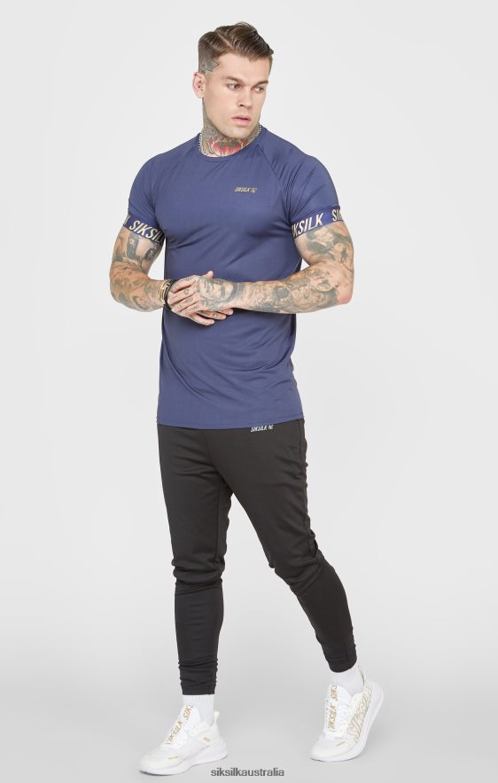 Men Apparel TB82N371 SikSilk Navy Sports T-Shirt