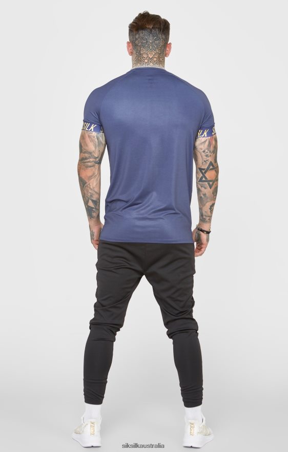 Men Apparel TB82N371 SikSilk Navy Sports T-Shirt