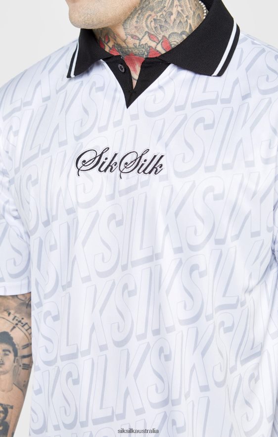 Men Apparel TB82N380 SikSilk White Football Jersey