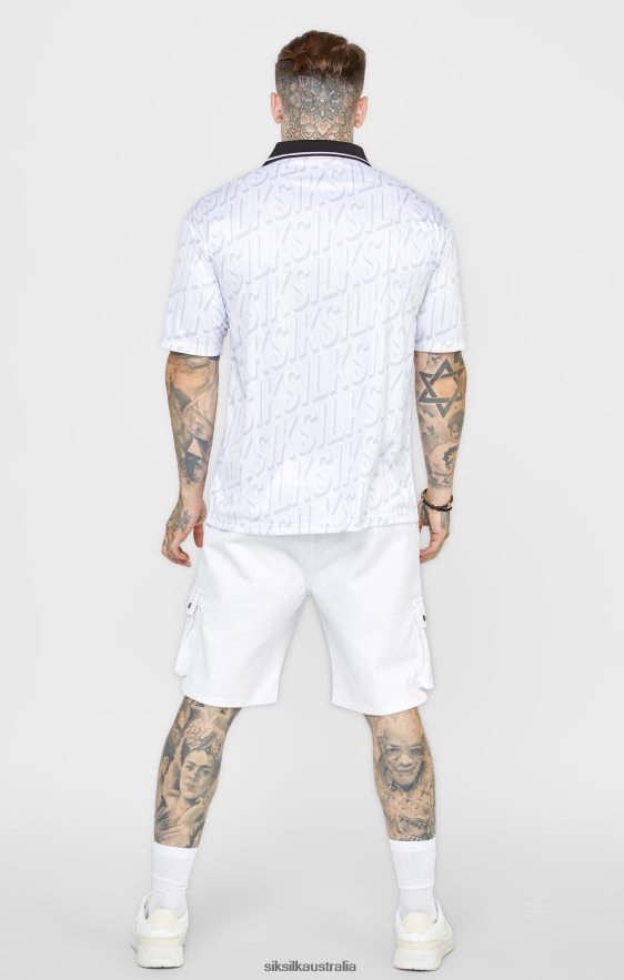 Men Apparel TB82N380 SikSilk White Football Jersey