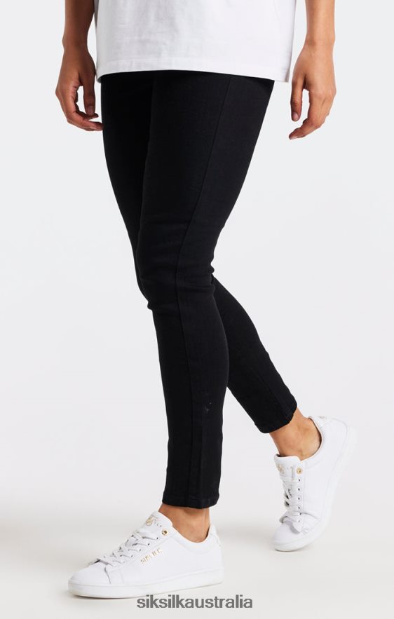 Women Apparel TB82N192 SikSilk Black Essential Skinny Denim Jean