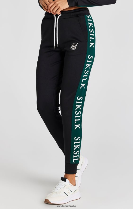 Women Apparel TB82N156 SikSilk Black Track Pant