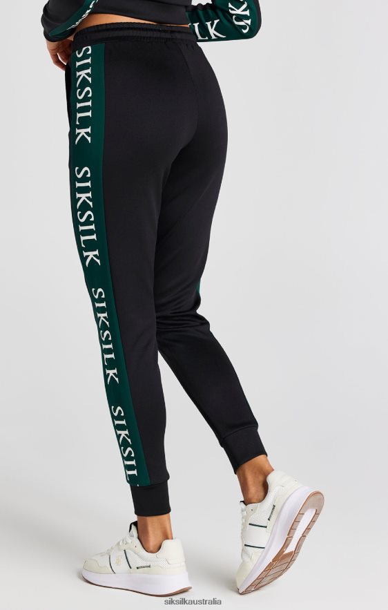 Women Apparel TB82N156 SikSilk Black Track Pant