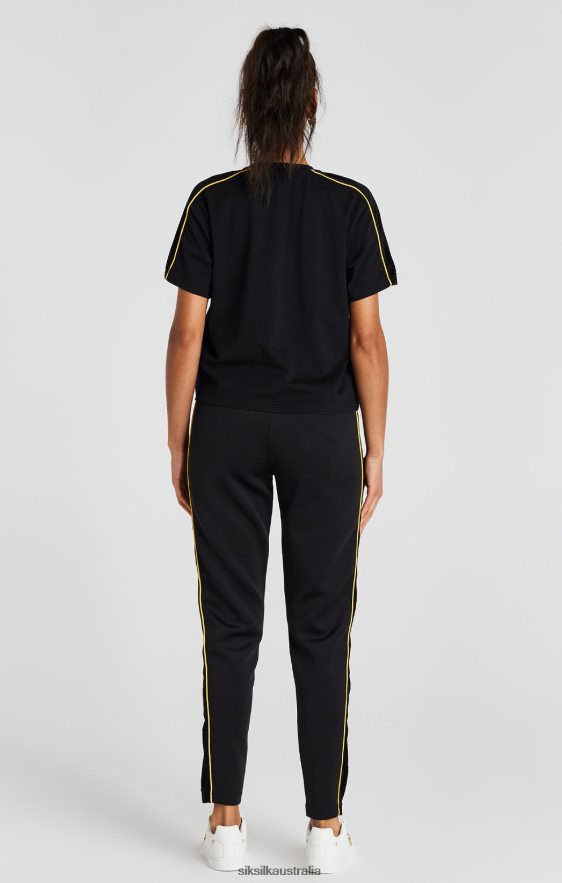 Women Apparel TB82N160 SikSilk Black Track Pant
