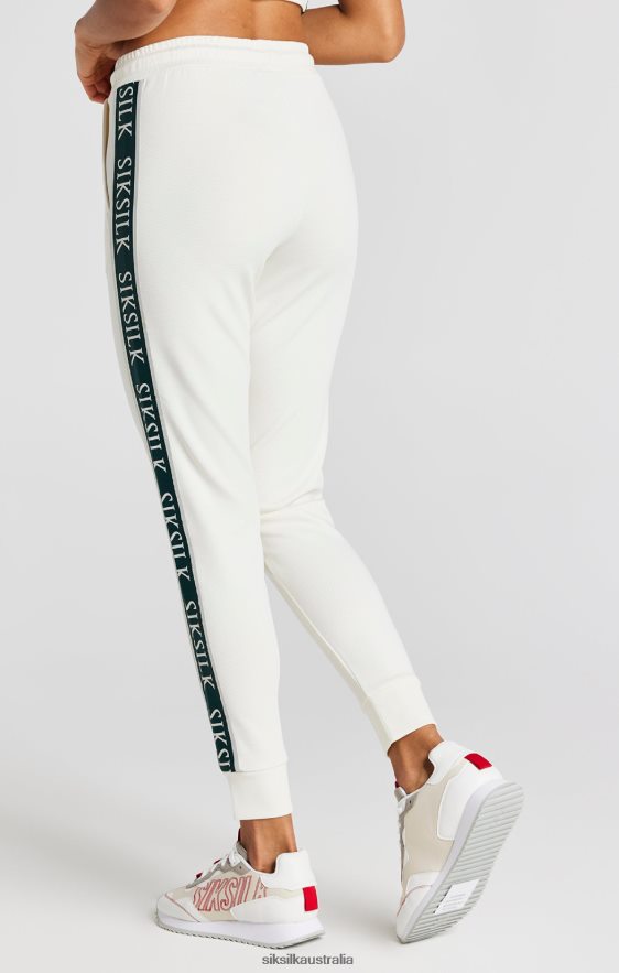 Women Apparel TB82N161 SikSilk Ecru Tape Track Pant