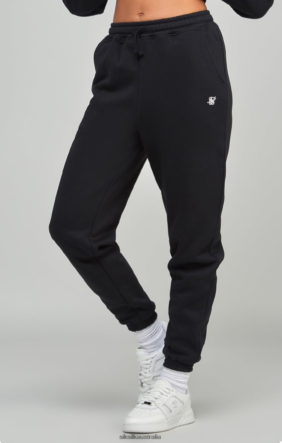 Women Apparel TB82N177 SikSilk Black Essential Jogger
