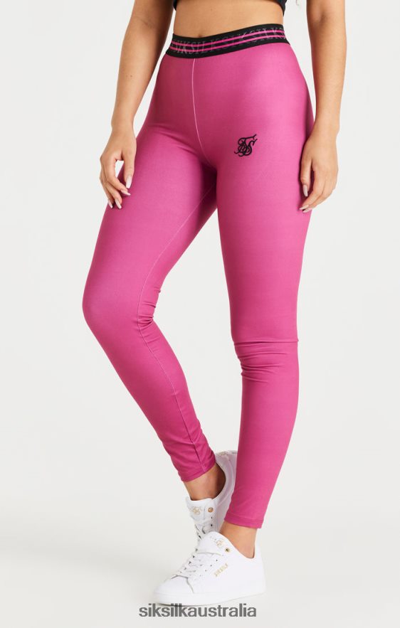 Women Apparel TB82N171 SikSilk Pink Tape Legging