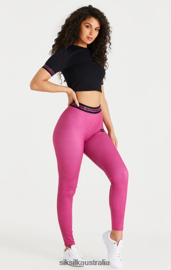 Women Apparel TB82N171 SikSilk Pink Tape Legging