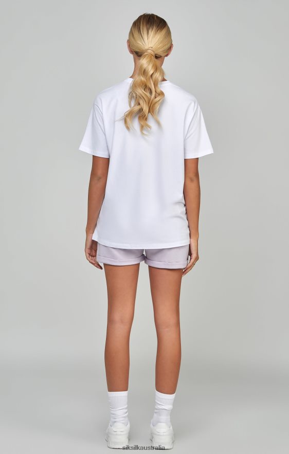 Women Apparel TB82N198 SikSilk Purple Runner Short