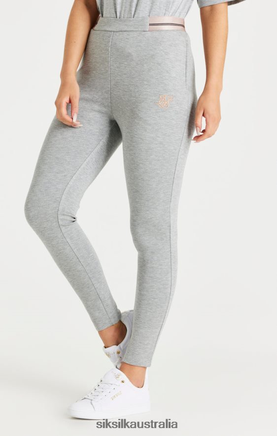 Women Apparel TB82N186 SikSilk Grey Marl Track Pant