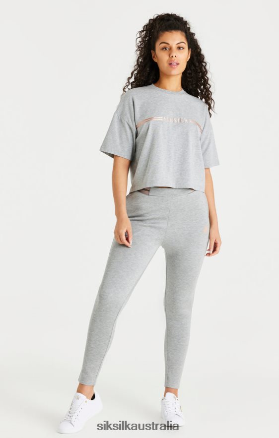 Women Apparel TB82N186 SikSilk Grey Marl Track Pant