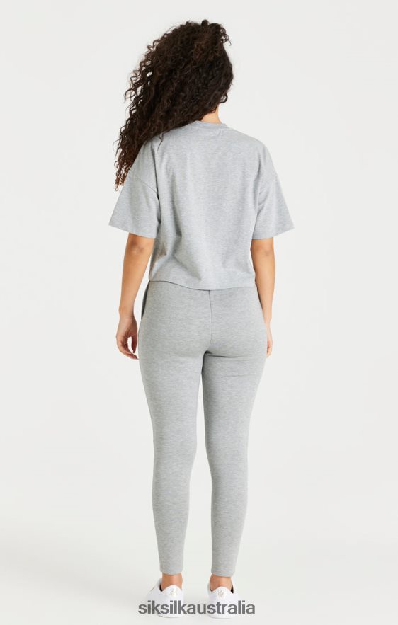 Women Apparel TB82N186 SikSilk Grey Marl Track Pant