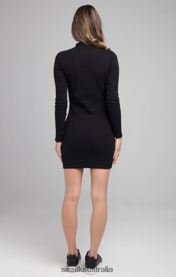 Women Apparel TB82N153 SikSilk Velocity Bodycon Dress - Black