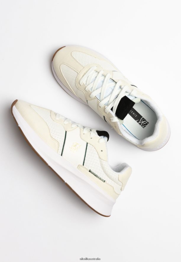 Women Footwear TB82N251 SikSilk Ecru Wira Racer Trainer