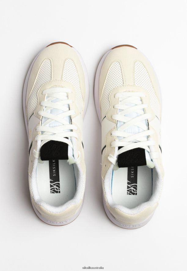 Women Footwear TB82N251 SikSilk Ecru Wira Racer Trainer