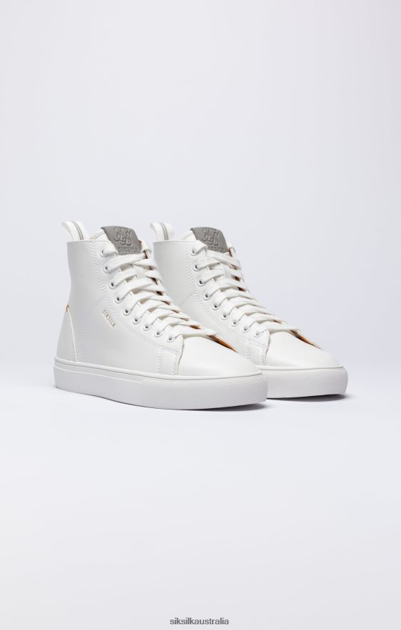 Women Footwear TB82N257 SikSilk White Classic High-Top Trainer
