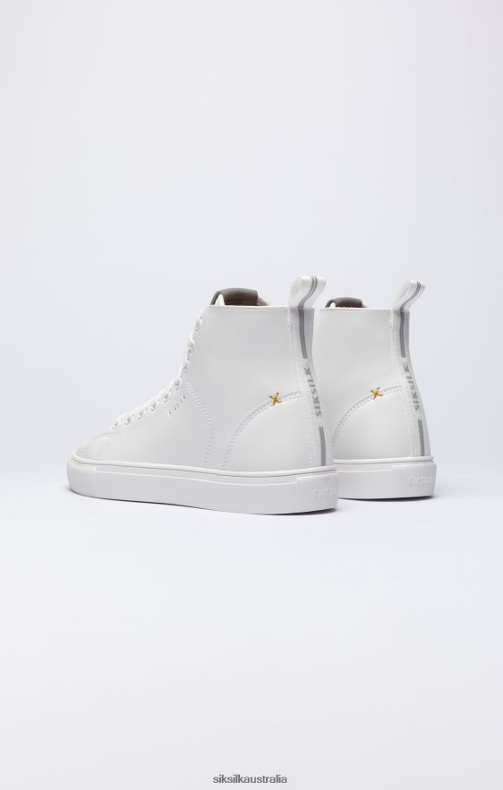 Women Footwear TB82N257 SikSilk White Classic High-Top Trainer
