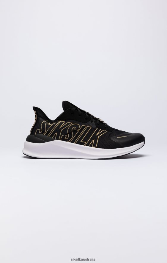 Women Footwear TB82N258 SikSilk Black Mako Performance Running Trainer
