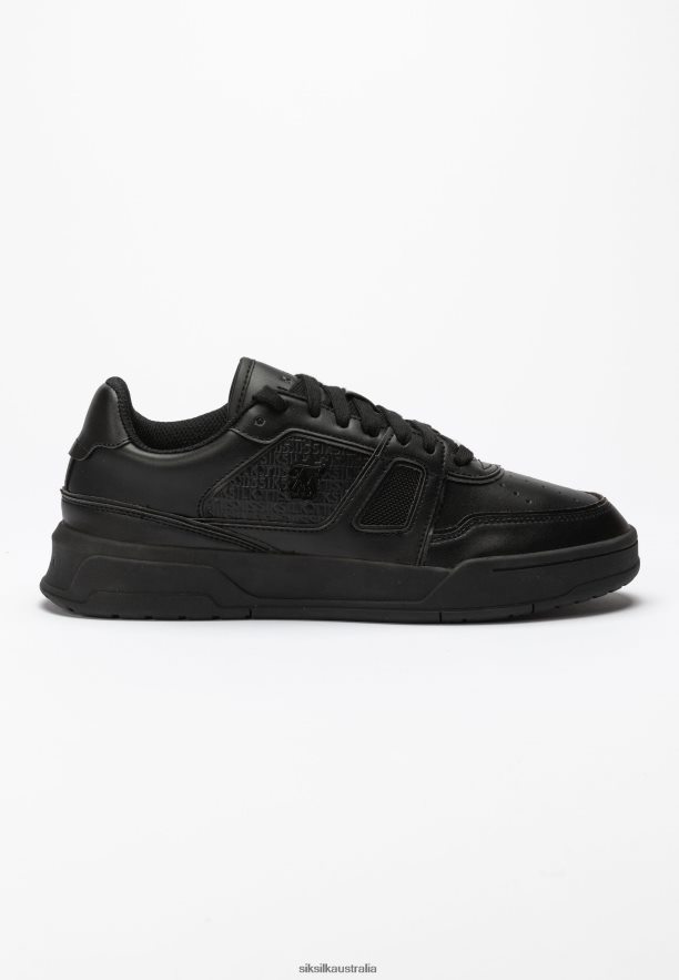 Women Footwear TB82N263 SikSilk Black Low Top Court Trainer