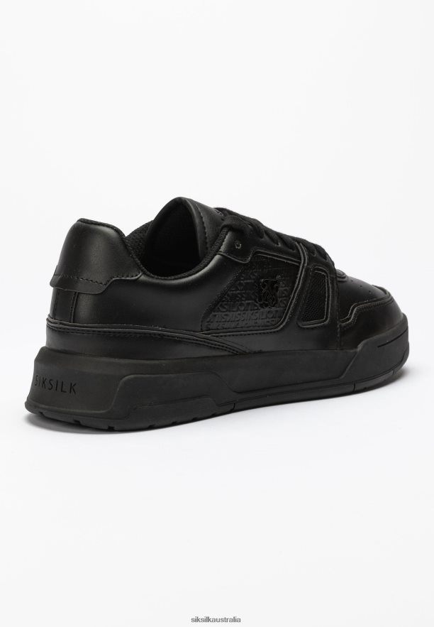 Women Footwear TB82N263 SikSilk Black Low Top Court Trainer