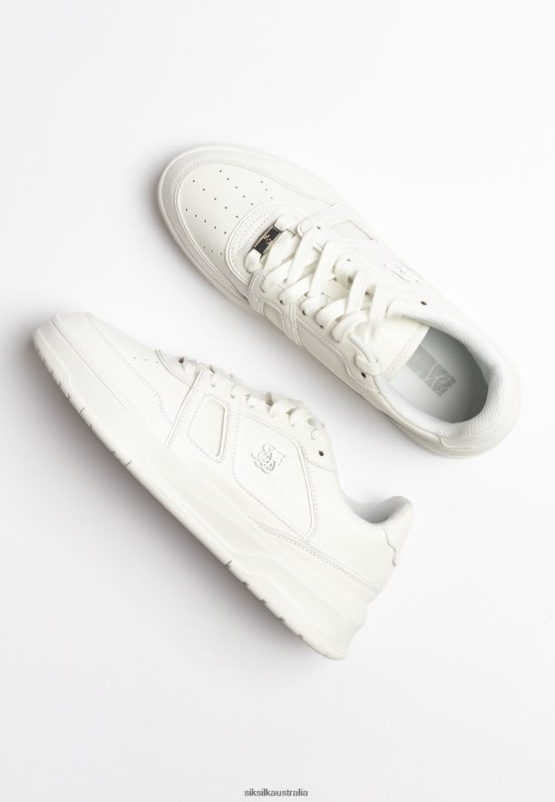 Women Footwear TB82N268 SikSilk Off White Low Top Court Trainer