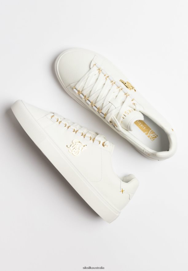 Women Footwear TB82N269 SikSilk White Barra Snakeskin Effect