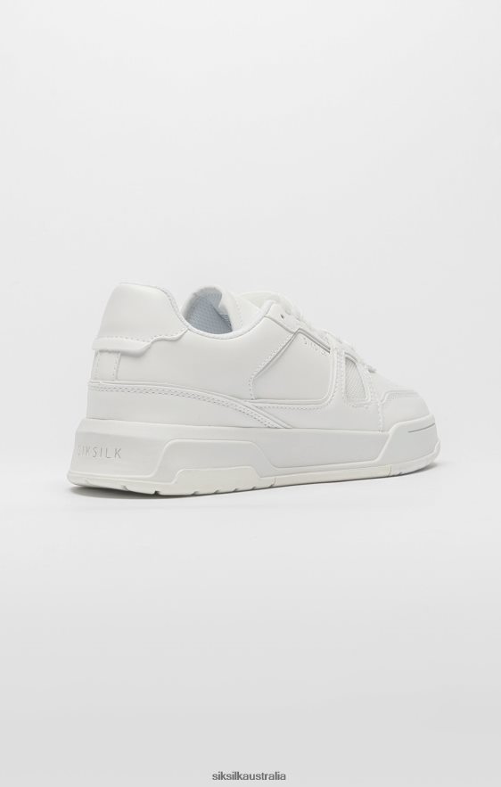 Women Footwear TB82N272 SikSilk White Low-Top Court Trainer