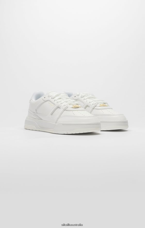 Women Footwear TB82N272 SikSilk White Low-Top Court Trainer