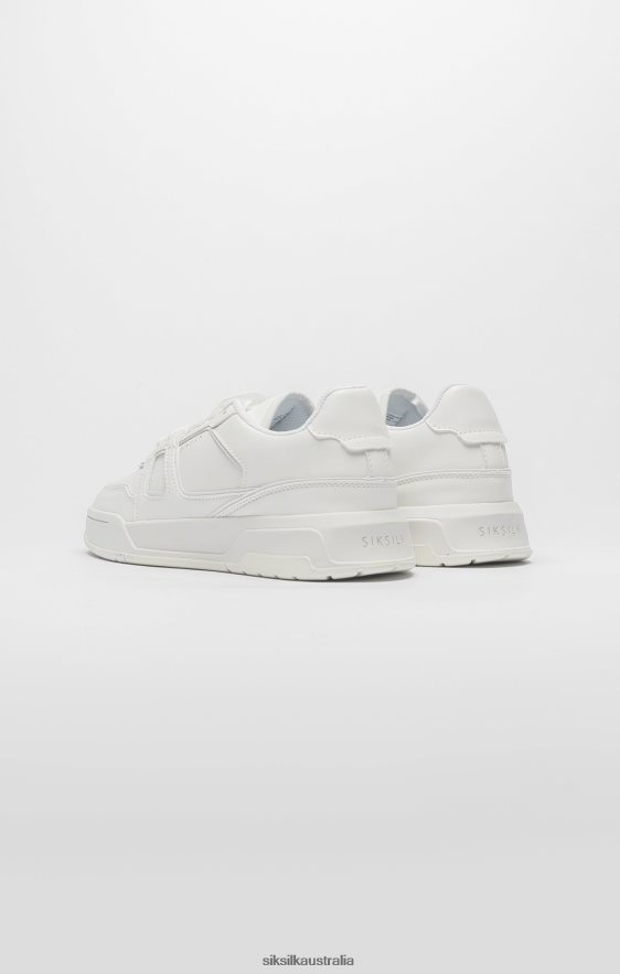 Women Footwear TB82N272 SikSilk White Low-Top Court Trainer