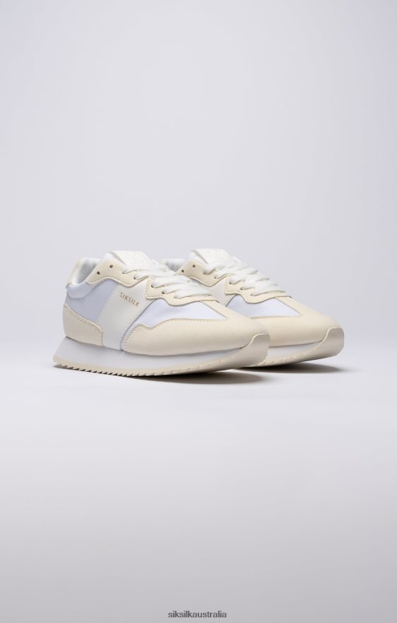 Women Footwear TB82N276 SikSilk White Retro Running Trainer