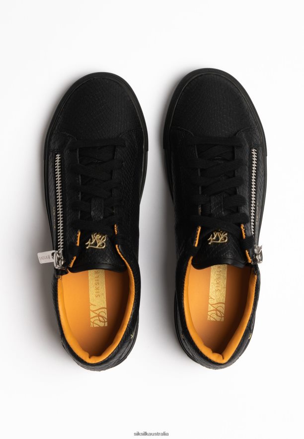 Women Footwear TB82N277 SikSilk Black Kirkie Snakeskin