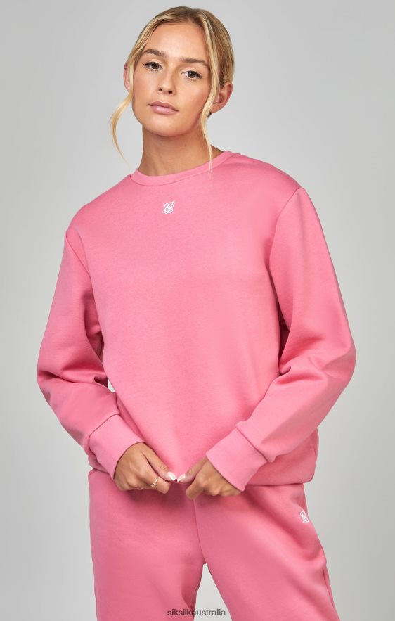 Women Apparel TB82N103 SikSilk Pink Essential Sweatshirt