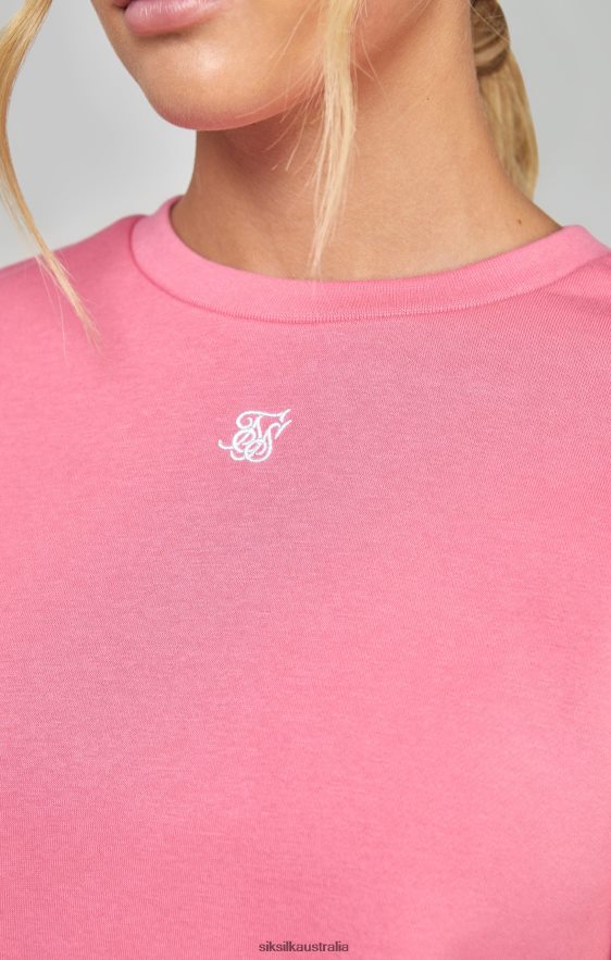 Women Apparel TB82N103 SikSilk Pink Essential Sweatshirt