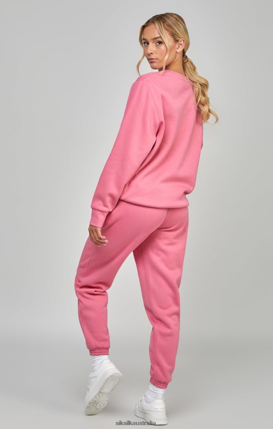 Women Apparel TB82N103 SikSilk Pink Essential Sweatshirt