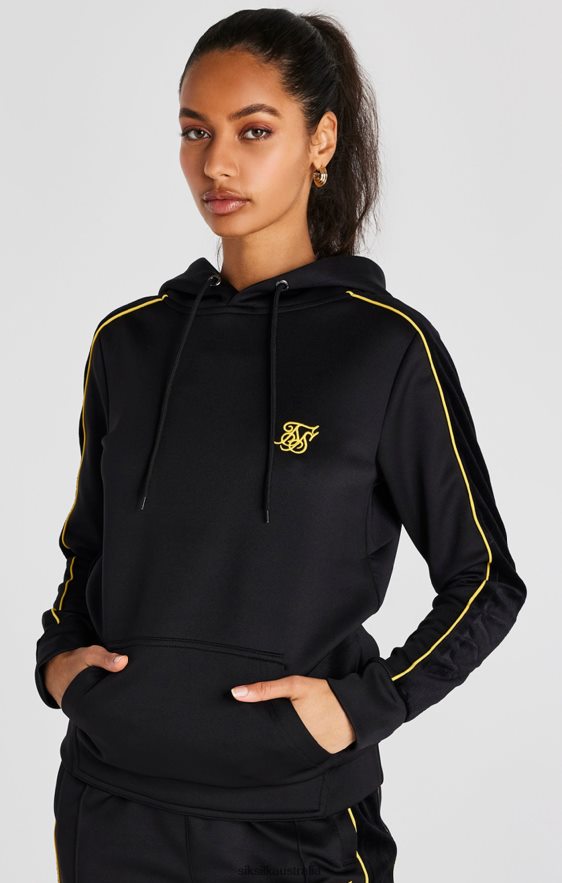 Women Apparel TB82N106 SikSilk Black Track Top