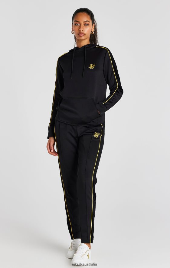 Women Apparel TB82N106 SikSilk Black Track Top