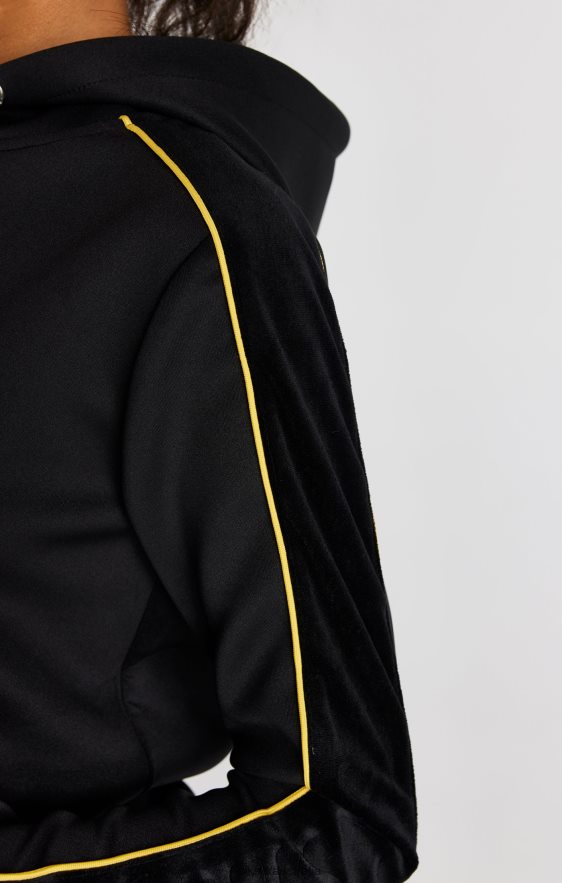 Women Apparel TB82N106 SikSilk Black Track Top