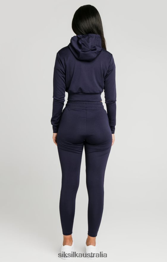 Women Apparel TB82N107 SikSilk Navy Essential Track Top
