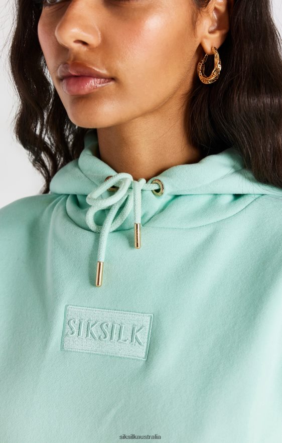 Women Apparel TB82N164 SikSilk Mint Deluxe Oversize Hoodie