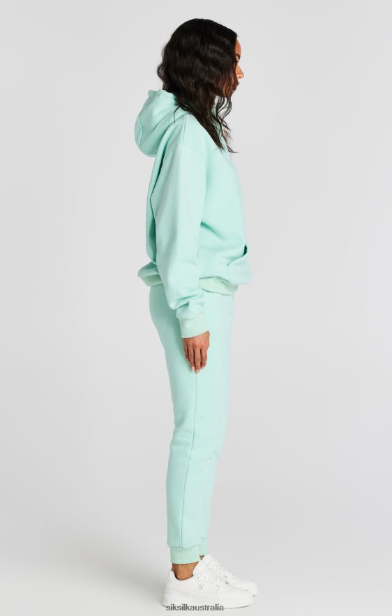 Women Apparel TB82N164 SikSilk Mint Deluxe Oversize Hoodie