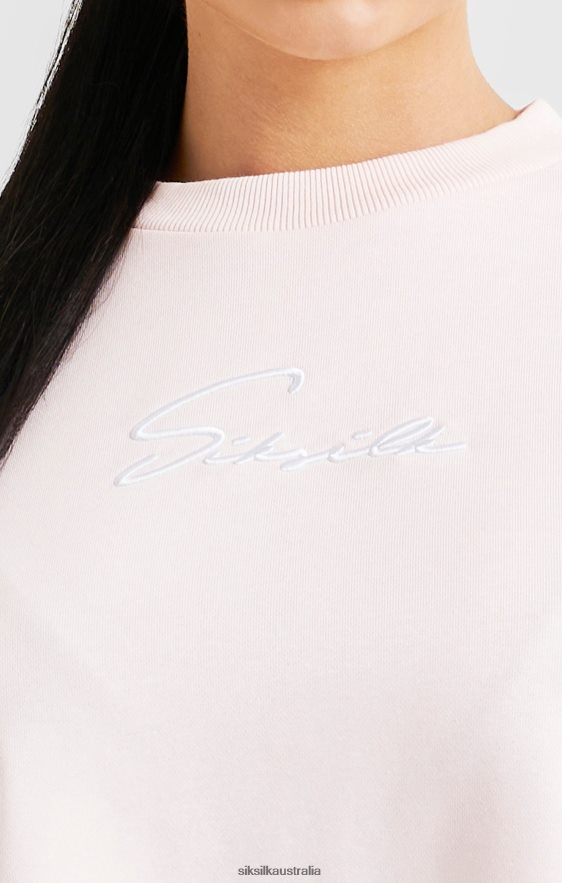 Women Apparel TB82N83 SikSilk Pink Signature Sweatshirt