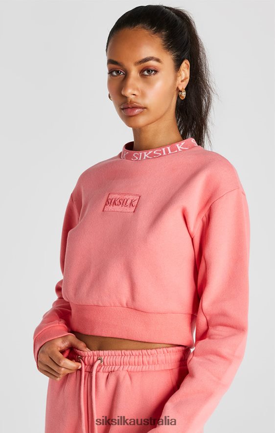 Women Apparel TB82N88 SikSilk Coral Crew Sweatshirt